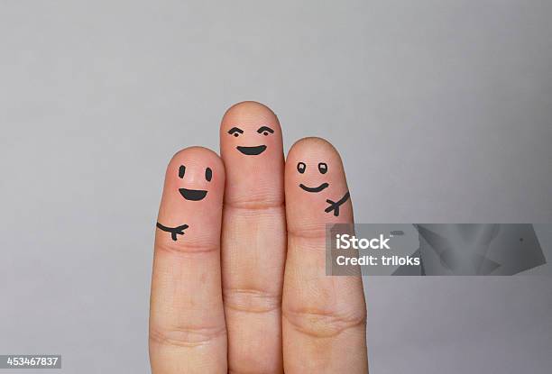 Fingers Family Stock Photo - Download Image Now - Humor, Three Objects, Three People