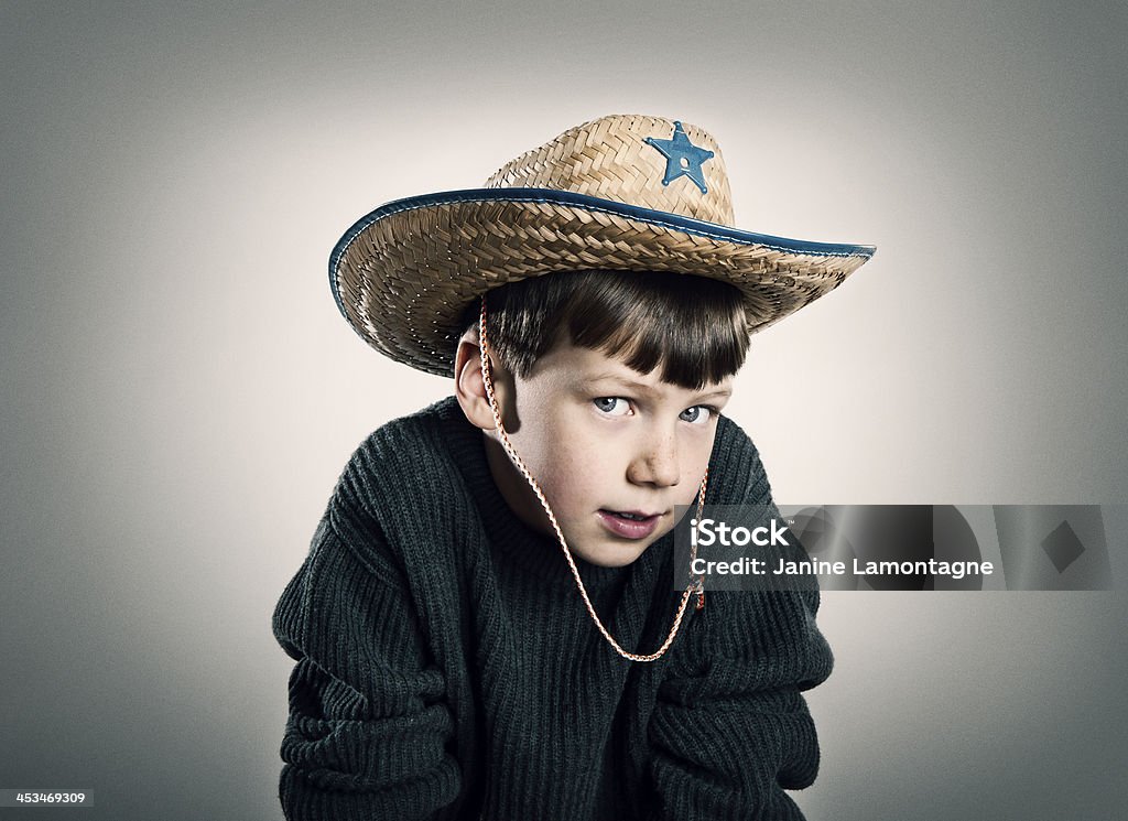 Молодой Шериф Портрет - Стоковые фото 8-9 лет роялти-фри