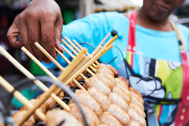 istock Wares on display - Street vendor 453469823