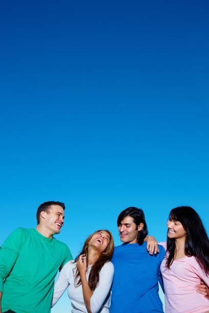 istock Modern life - friends laughing together 453473795