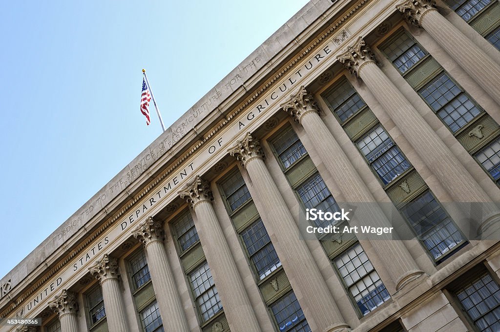 U.S. Department of Agriculture The Department of Agriculture (USDA) building in Washington DC. Building Exterior Stock Photo