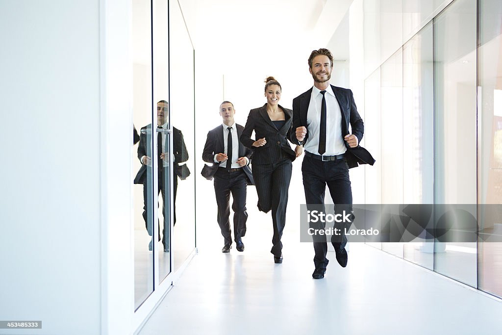 Бизнес команда бега - Стоковые фото Бегать роялти-фри