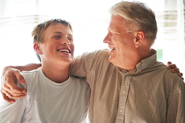 istock That special bond between a grandfather and his grandson 453485501