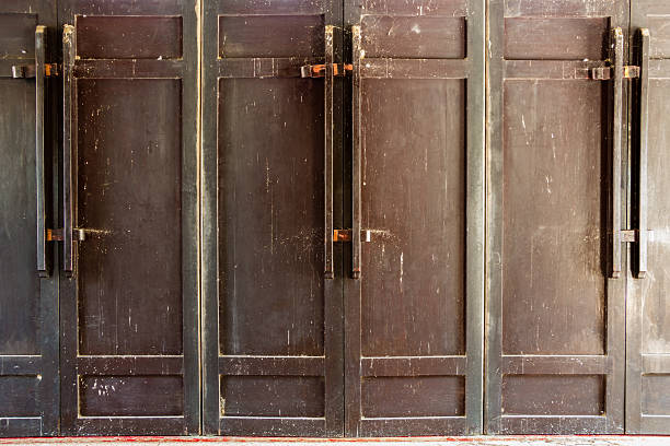 istock Door wood vintage 453486707