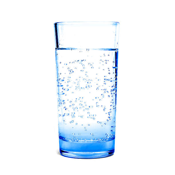 istock Glass of blue water 453486769