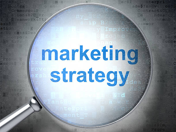 istock Marketing Strategy with optical glass 453487583