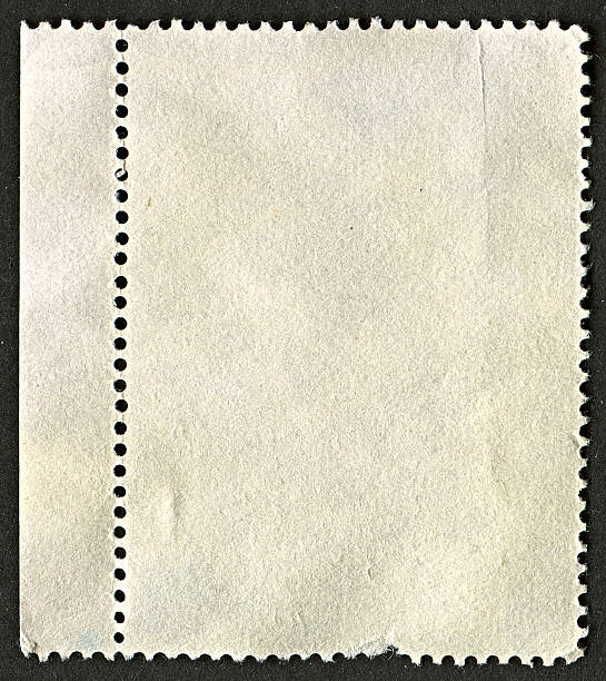 istock The reverse side of a postage stamp. 453487817