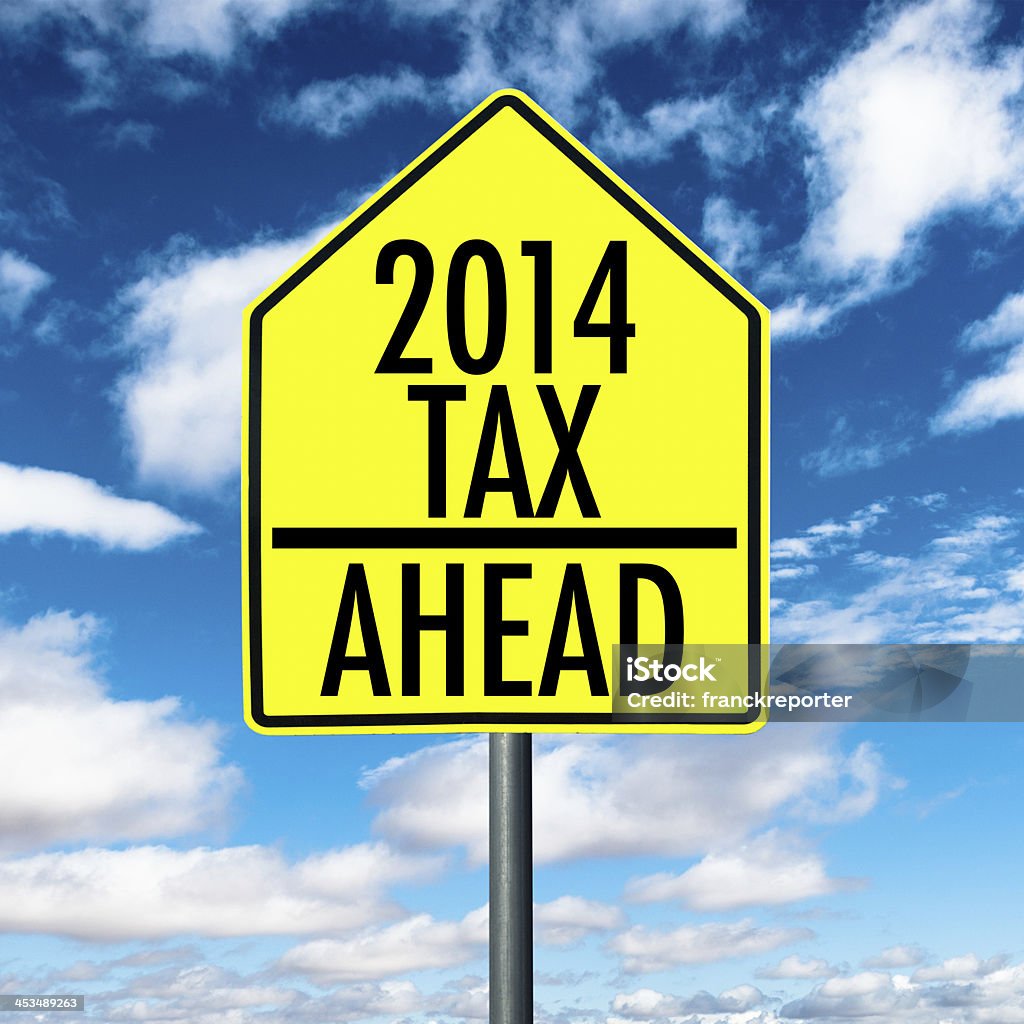 Placa de impostos - Foto de stock de 2014 royalty-free