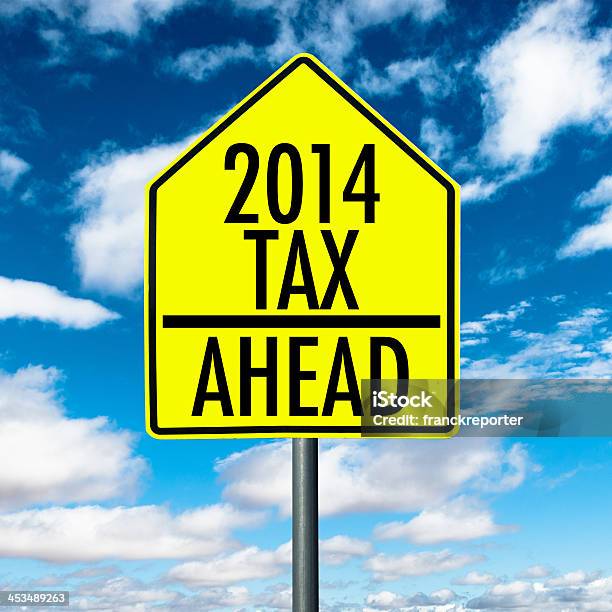 Foto de Placa De Impostos e mais fotos de stock de 2014 - 2014, Ano novo, Conceito