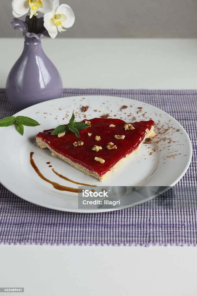 Fatia de Torta de Morango - Royalty-free Assado no Forno Foto de stock