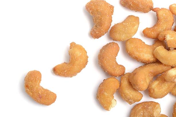 istock Scattered honey roasted cashew nuts 453489737