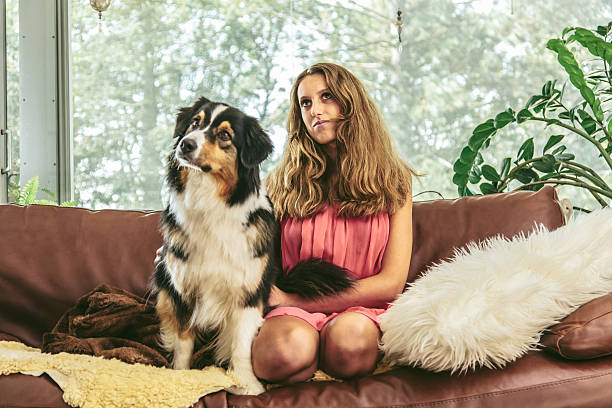 istock Girl with Dog 453490641