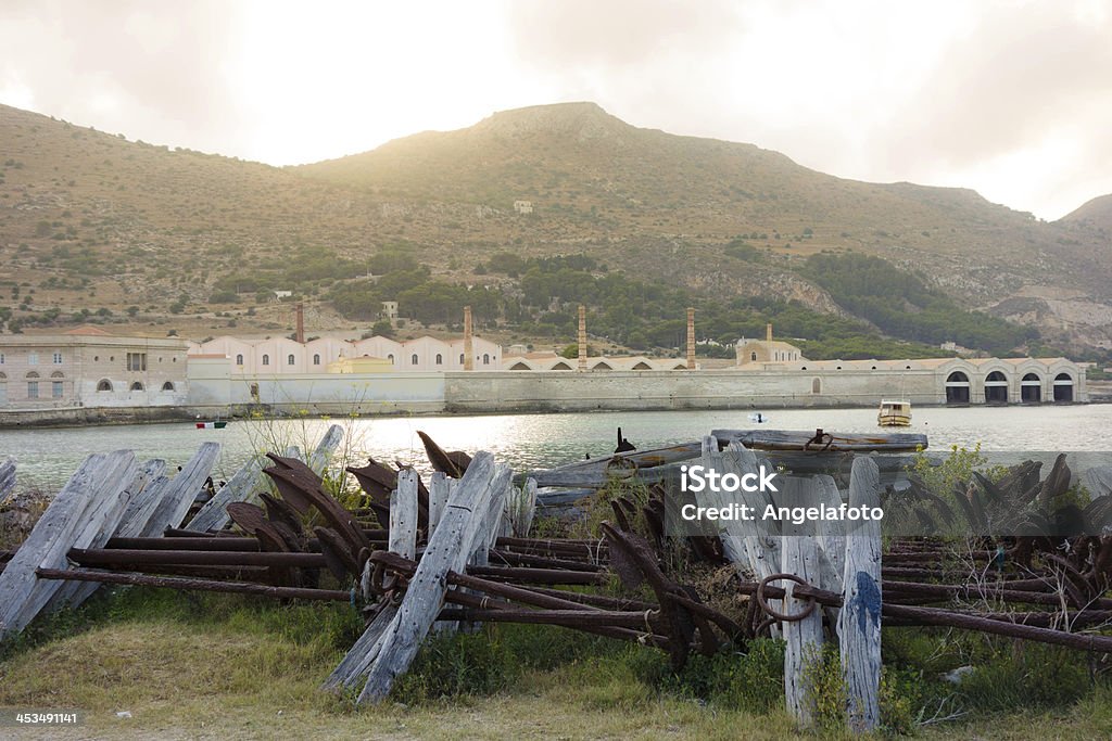 Favignana, Aegadian Ilhas, Sicília, Itália - Royalty-free Ao Ar Livre Foto de stock