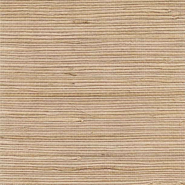 sottopiatto di paglia sfondo - woven wood textured place mat foto e immagini stock