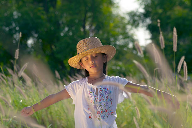 Girl in field