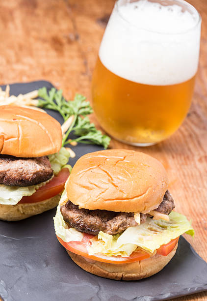 istock Mini Burgers and Beer 453506999