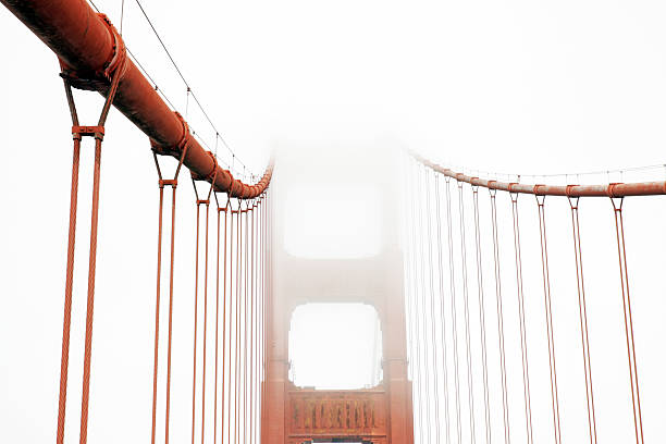 istock Golden Gate in a foggy day 453511151