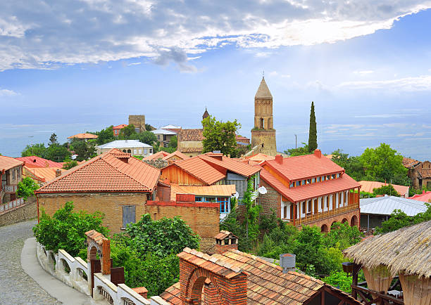 istock Ancient Georgian town Signakhi 453511215