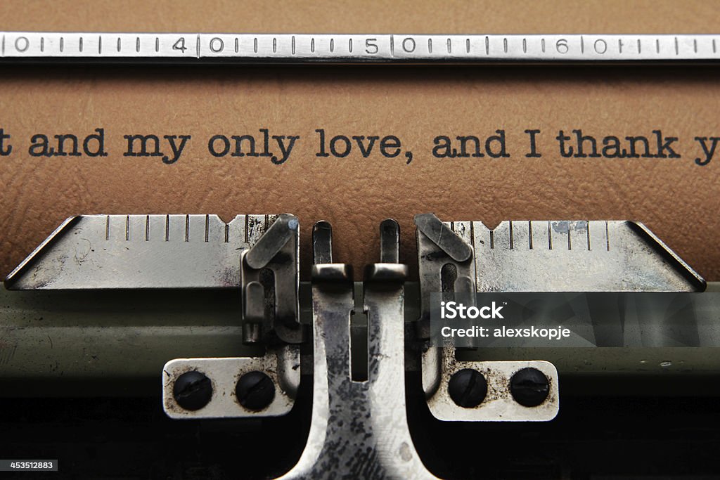 Lettera d'amore - Foto stock royalty-free di Amore