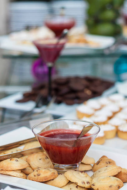 istock Buffet with cookies, tarts and jam 453514291