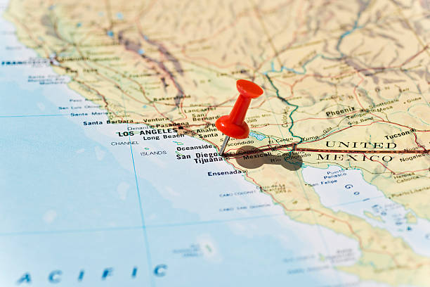 istock San Diego on Map Marked with Red Pushpin 453515691
