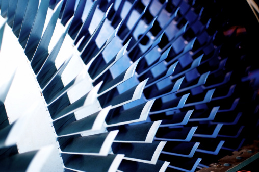 Verzaska Dam - A hydroelectric power station on Lake Vogorno in Switzerland. This is a steel turbine that generates electricity from the energy of falling water.