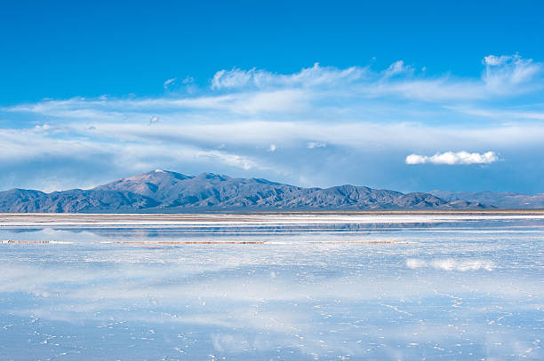noroeste de argentina-las salinas grandes paisaje del desierto - northwest frontier fotografías e imágenes de stock
