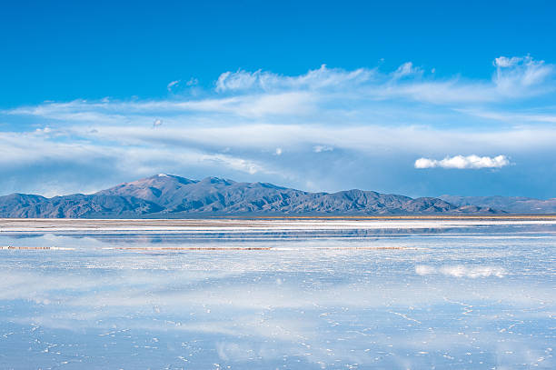 northwest argentina-salinas grandes paisagem do deserto - lakebed imagens e fotografias de stock