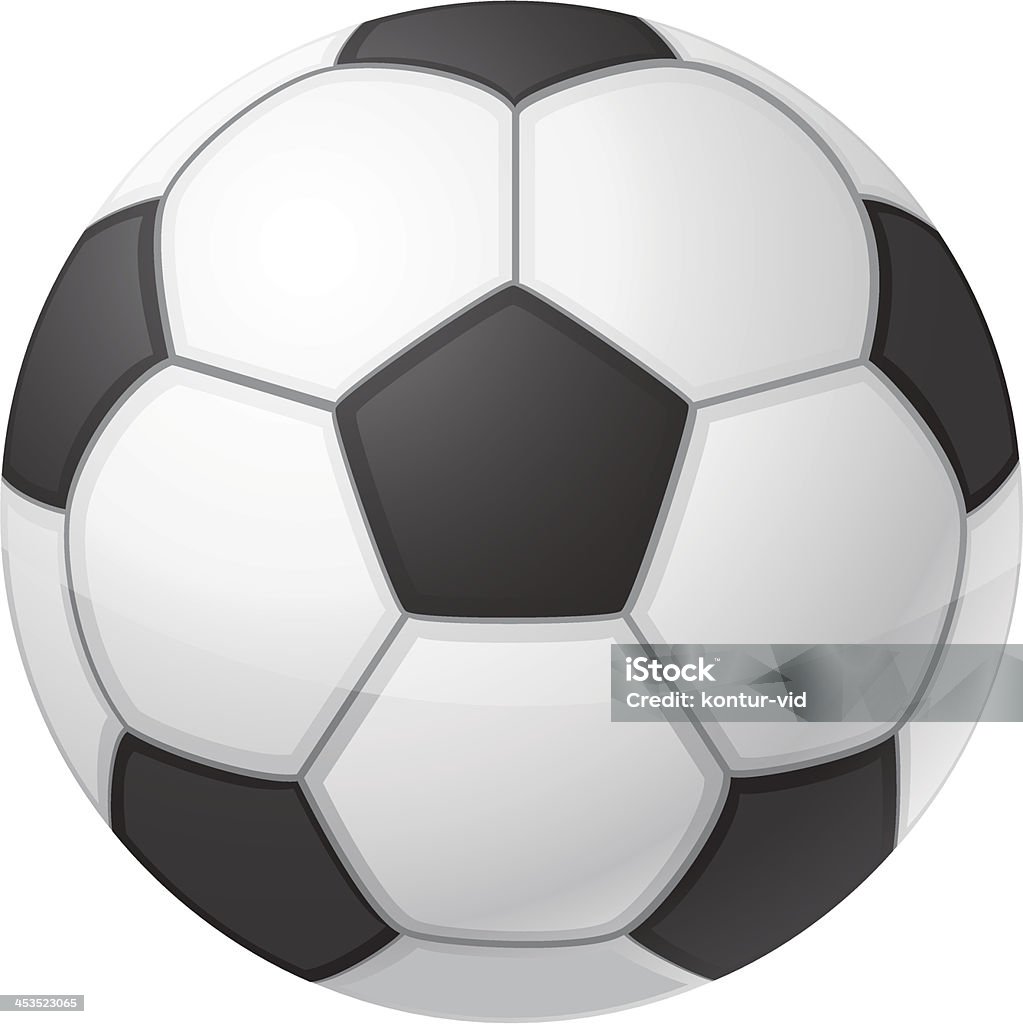 Ilustração em vetor de bola de futebol - Vetor de Arquibancada royalty-free
