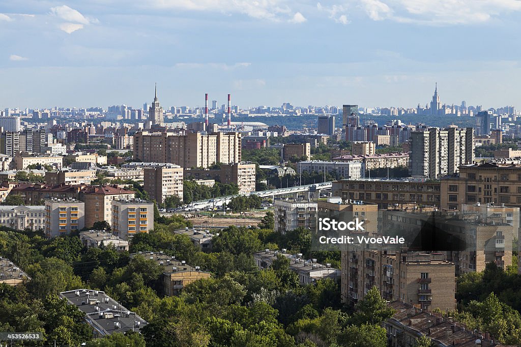 Panorama von Moskau - Lizenzfrei 25-Cent-Stück Stock-Foto