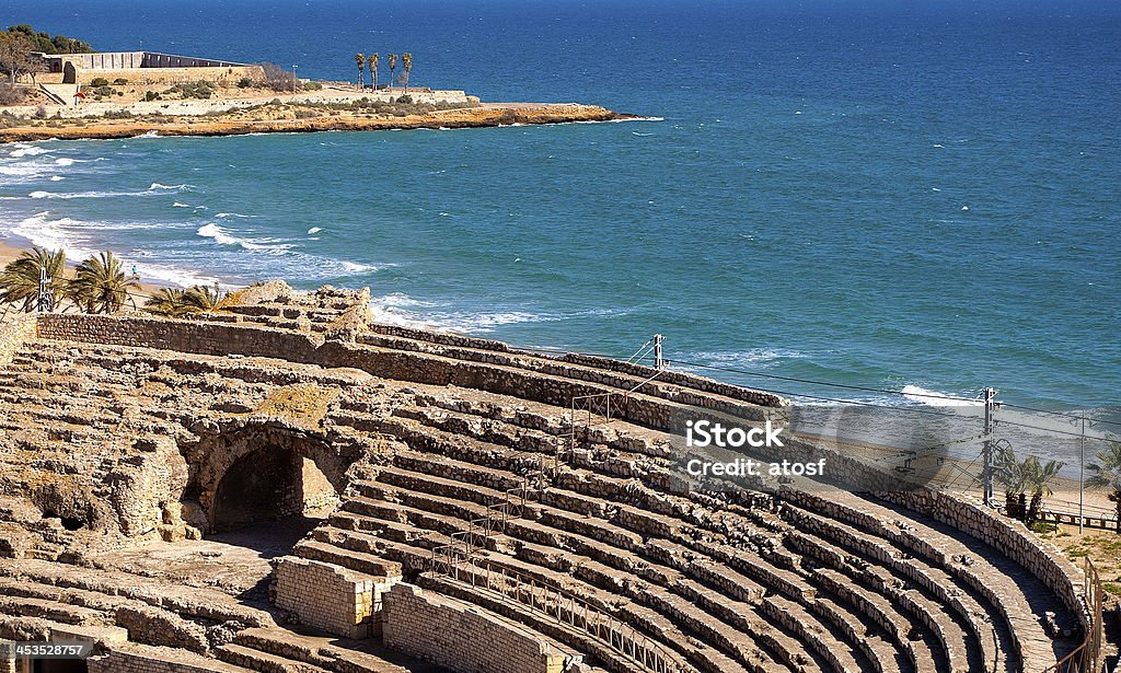 Anfiteatro romano de Tarragona.Spain - Foto de stock de Circo royalty-free