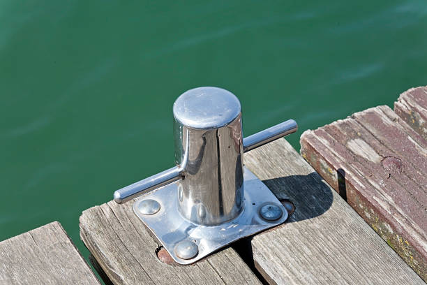 metal cleat on the lake