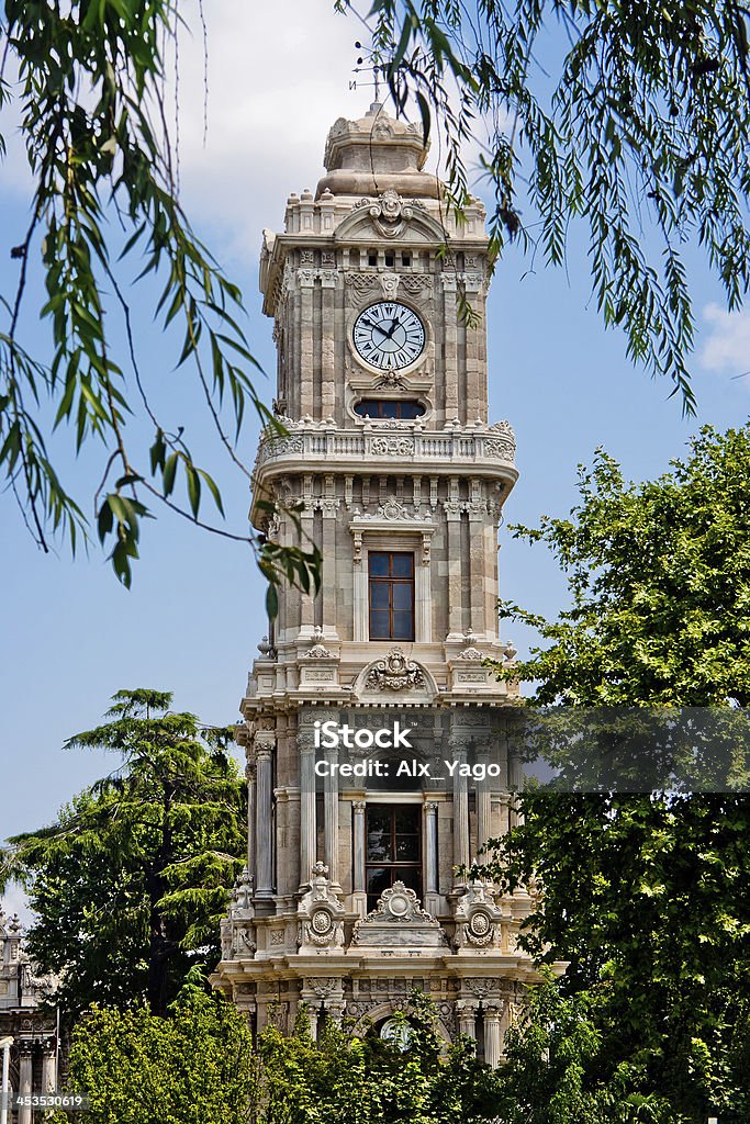 dolmabahce clock tower Dolmabahce clock tower in Istanbul. Turkey. 2010. Architecture Stock Photo