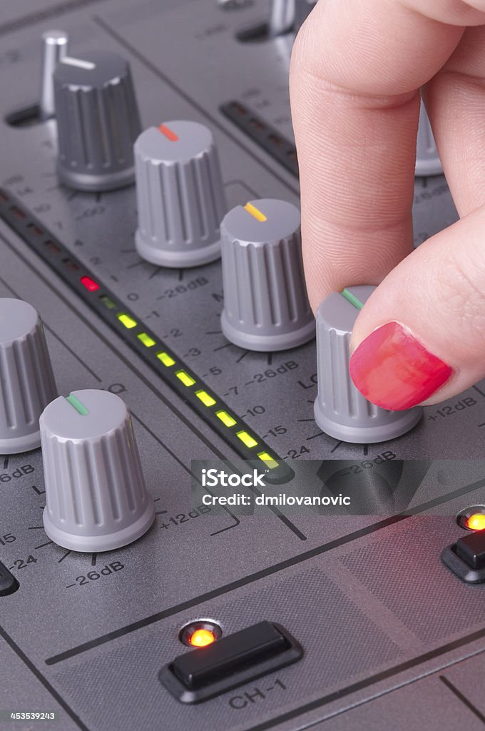 Sound mixer - Foto de stock de Adulto royalty-free