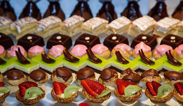 istock Colorful Tarts on a Dessert Buffet 453541379
