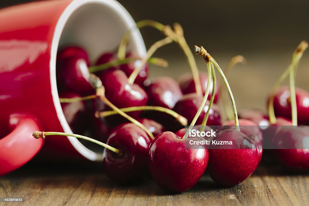 Sweet Cherry Cherry in closeup,selective focus on nearest part Berry Fruit Stock Photo