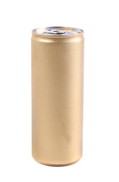istock Blanks aluminum and golden soda can 453543205