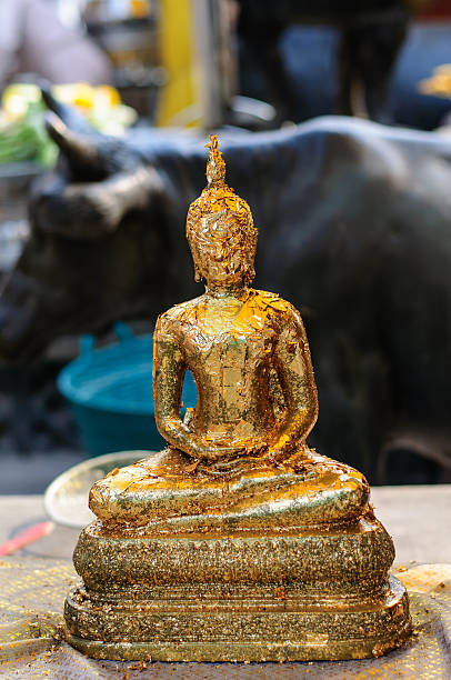 istock Golden buddha, Thailand 453544027