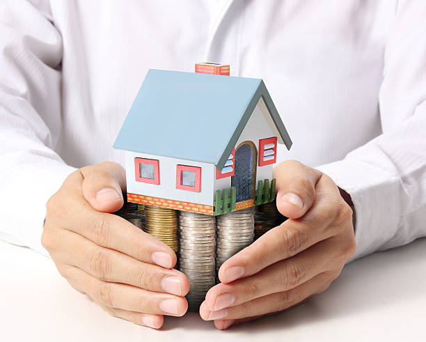 istock Protect Your House in hand 453550707