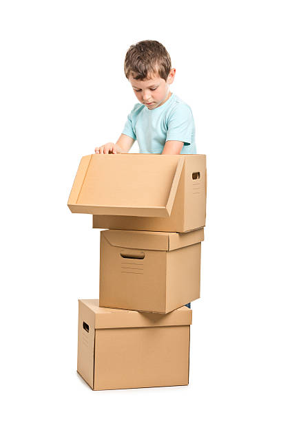 istock portrait of small boy with boxes 453551747