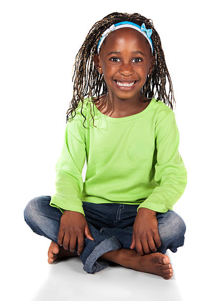 istock Cute african girl 453552121