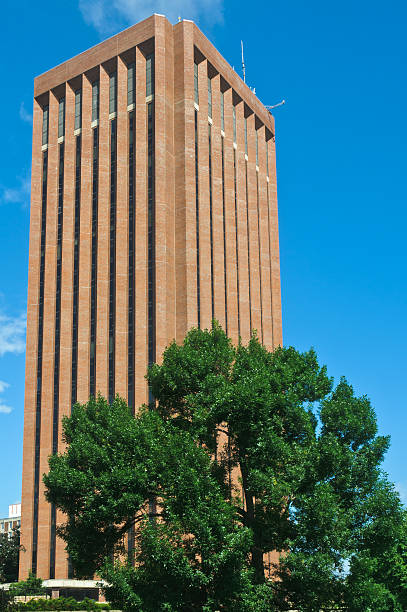 University of Massachusetts Campus Library This is the largest of four libraries on the University of Massachusetts-Amherst Campus.  Containing over 3.6 million volumes, this library is at 28 stories and 296 feet (90.32 m) tall, it is the 2nd tallest library in the world, and it is the tallest university library in the world university of massachusetts amherst stock pictures, royalty-free photos & images