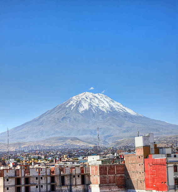 istock Volcano El Misti and buildings in Arequipa 453555071