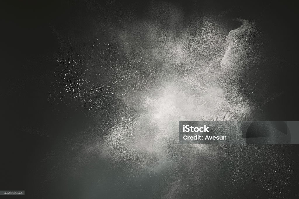 Projeto de nuvem de poeira abstrata - Foto de stock de Explodir royalty-free