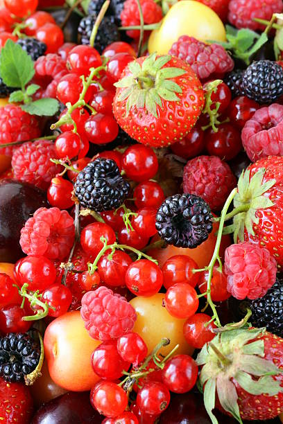 istock berry background is fresh and ripe fruit 453564341