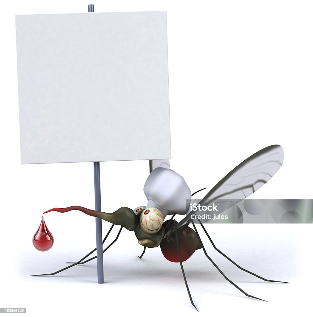 Spaß-Mücke - Lizenzfrei Blut Stock-Foto