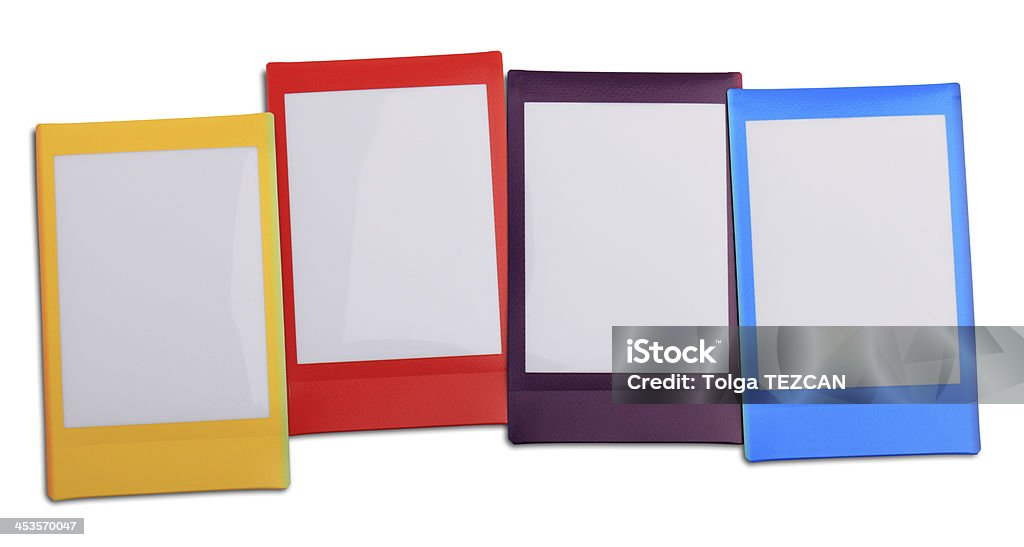 Blank photo Blank photo.Isolated on white.Clipping path included. (in, out, with shadow) Black And White Stock Photo