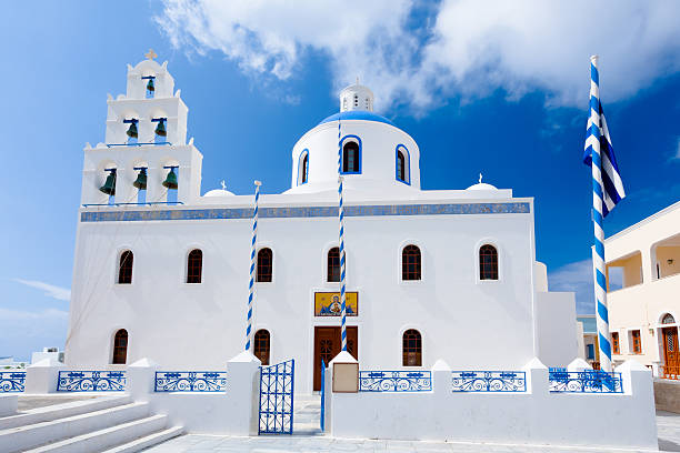 istock Oia Church Santorini 453570135