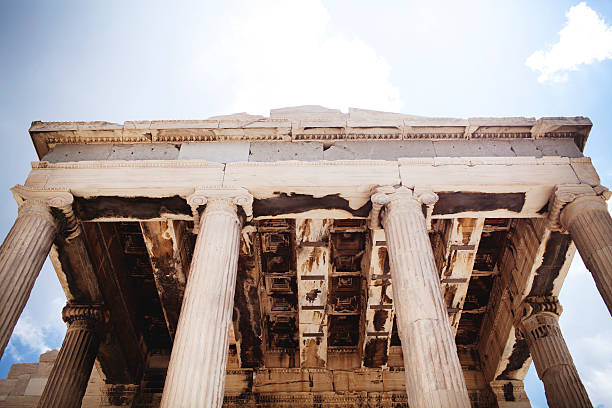 Temple of Athena stock photo