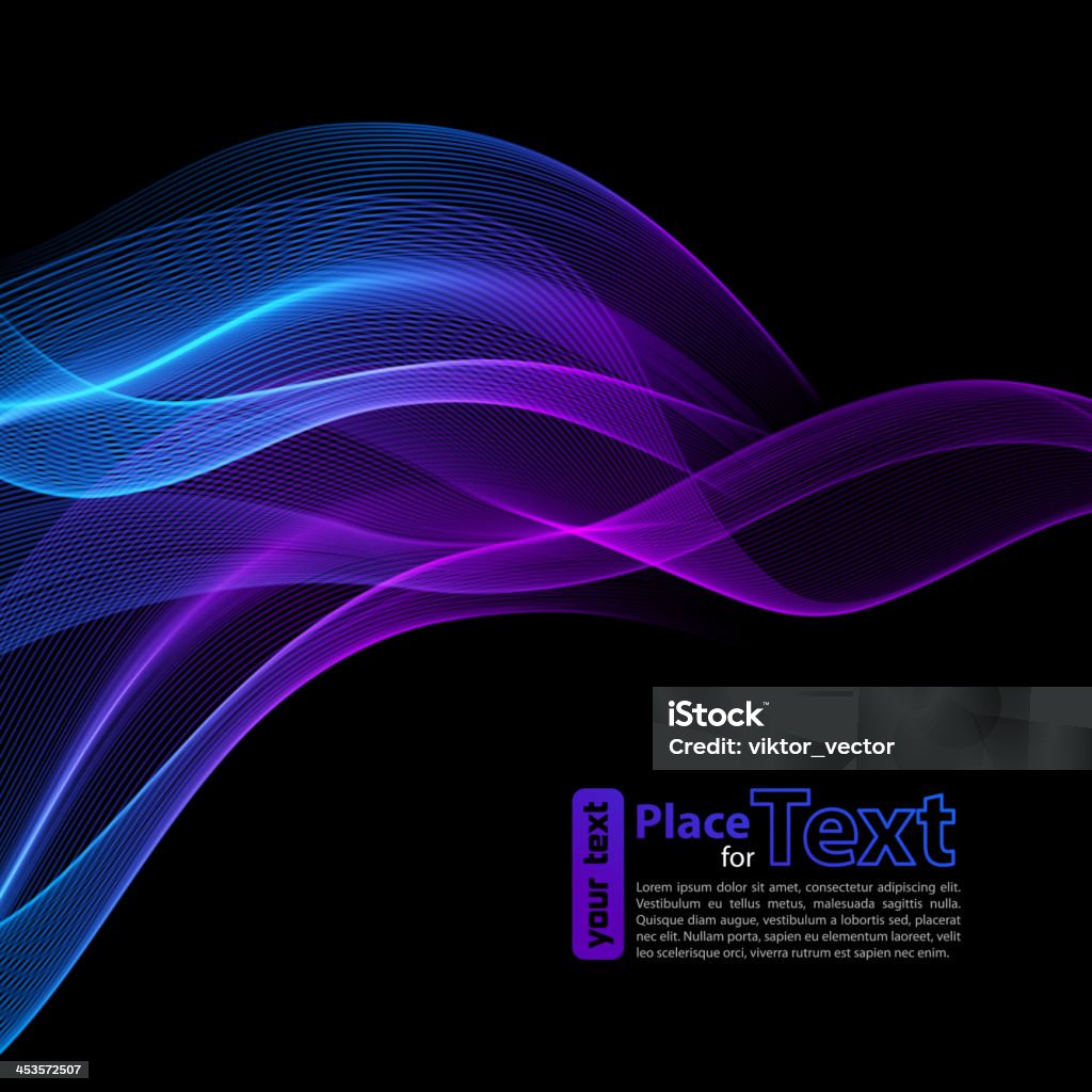 Abstract wave design-element - Lizenzfrei Abstrakt Vektorgrafik